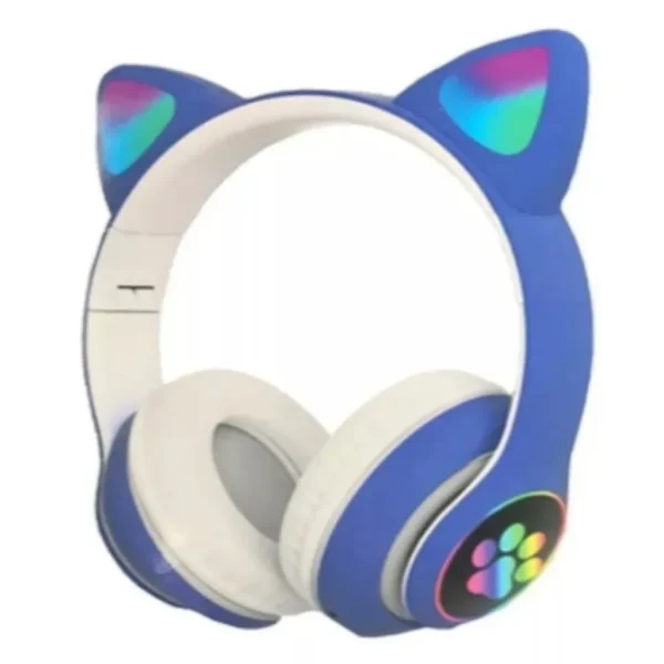 Fone Gatinho Sem Fio Com Led Infantil Gato - Image 7
